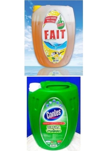 Faıt Bulaşık Deterjanı 5 Kg+Contes Ultra Yoğun Domestos 5 kg