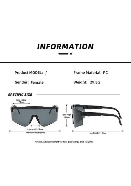 UV400 Sürme ve Koşu Güneş Gözlükleri (Yurt Dışından)
