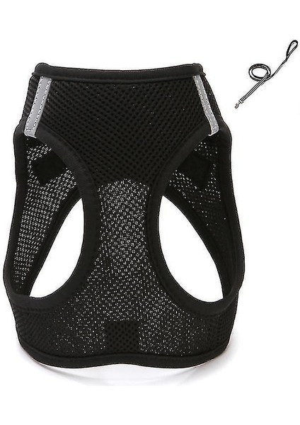 Xs 23-28 cm Siyah Nefes Pet Çekiş Yelek Kiralama ile Küçük Köpekler, Orta ve Büyük AZ17317 (Yurt Dışından)