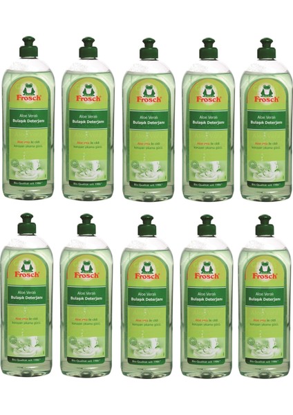 Aloe Veralı Bulaşık Deterjanı 750 ml x 10 Ad