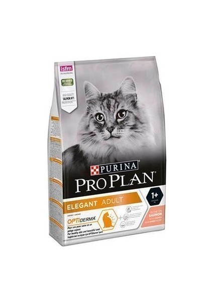 Derma Plus (Elegant Adult) Tüy Yumaği Kontrolü Somonlu Kedi Mamasi 10 kg