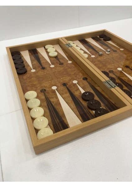 Kişiye Özel Ahşap Tavla Cilalı Tavla, Lüx Tavla Yenigün Rose Modeli, fırsatları