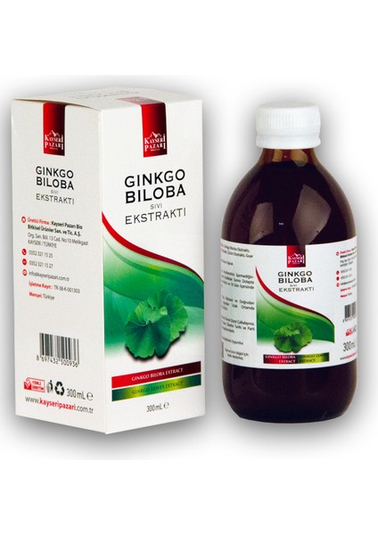 Ginkgo Biloba Sıvı Ekstraktı 300 ml