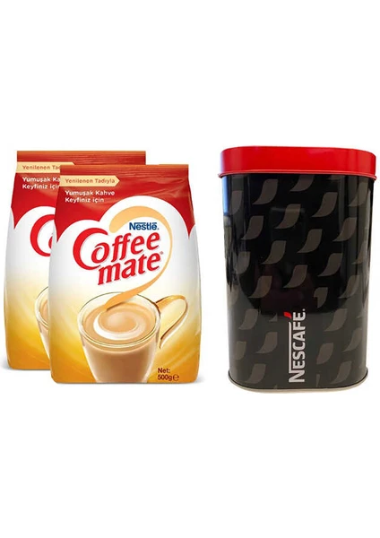 Mp 2 Adet  Nestle Coffee Mate Kahve Kreması 500GR + Teneke Kutu