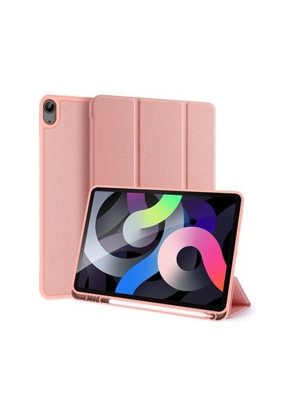 Venta Caliente Kalem Yuvası ile Tablet Kılıf Için iPad Air 4 (2020) - Rosa (Yurt Dışından)