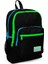 Dört Bölmeli Siyah Okul Çantası Ortopedik Tasarım 27x38x14 cm İlkokul İçin 1