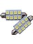 Led Aydınlatma Tavan Plaka Oto Iç Aydınlatma Süper Güçlü Beyaz Işık 39 mm 2'li 5