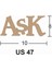Ahşap Aşk 10 x 8 cm 8mm US47 1