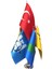 Masa Üstü Eski Türk Devletleri Bayrakları 6'lı Krom Direk + 6 Bayrak 1