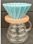 Ahşap Stantlı V60 Dripper Brosilikat Kahve Sürahisi Set 1