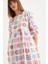 Oversize Belden Büzgülü Coton Elbise 5