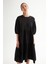 Oversize Coton Katlı Elbise 3