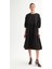 Oversize Coton Katlı Elbise 2