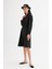 Oversize Yanı Cepli Coton Elbise 1