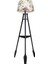 Remi 3 Ayaklı Tripod Lambader Siyah Ahşap Köşe Lambası Abajur Avize Aydınlatma Ahşap Siyah Ağaç Country Dekor Lamba Aplik Masif Doğal 1