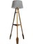 Remi 3 Ayaklı Tripod Lambader Naturel Ahşap Köşe Lambası Abajur Avize Aydınlatma Ahşap Siyah Ağaç Country Dekor Lamba Aplik Masif Doğal 1