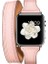 Apple Watch Uyumlu 7 45MM 6-5-4 44MM Çift Tur Deri Koron Kayış 3-2-1 42MM 4
