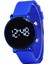 Mavi Renk Silikon Kordonlu LED Unisex Genç Erkek Çocuk Kol Saati SU-473 1