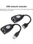 USB RJ45 Extension Adaptör USB Cat5 Cat6 USB Ethernetle Uzatma 2