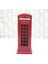 Londra Tarzı Kırmızı Telefon Booth Kumbara Posta Para Pot Yaratıcı Güvenli Para Para Kutusu (Yurt Dışından) 1