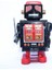 Antik Stil Teneke Oyuncaklar Robotlar Wind Up Oyuncaklar Çocuklar Için Ev Dekorasyonu Metal Zanaat Siyah Robot | Rüzgar Oyuncak | Rüzgar Yukarı Toystin Oyuncaklar 1