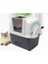 Smart Sift Otomatik Kedi Tuvalet Kabı Gri Beyaz 66X48X63 1