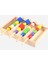 Ahşap Geometrik Renk Montessori Bulmaca Sıralama Matematik Tuğla Okul Öncesi Öğrenme Eğitici Oyun Bebek Toddler Oyuncaklar Çocuklar Için | Bloklar 5