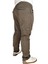 Büyük Beden Pantolon Keten Kargo Jogger Milano 21912 Haki 4
