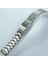 Çelik Saat Kordonu Yandan Kilitli Spor Metal Saat Kordonu 24MM Paslanmaz Parlak 3
