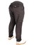 Büyük Beden Pantolon Keten Kargo Jogger Milano 21912 Siyah 2