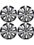 Kırılmaz Skoda Roomster 15'' Inç Jant Kapağı 4 Adet 1 Takım 2