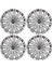 Kırılmaz Opel Kadett 15'' Inç Jant Kapağı 4 Adet 1 Takım 2
