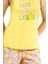 Life Is A Lemon Sarı Kadın Şort Takım 4