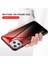 iPhone 12 12 Pro 6.1 Inç Uyumlu Degrade Cam Tpu Akrilik Telefon Kılıfı Kırmızı Siyah (Yurt Dışından) 2