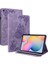 Samsung Galaxy Tab S6 Lite Için Çiçek Kelebek Baskılı Kart Yuvalı Darbeye Dayanıklı Pu Deri Tablet Kılıfı (Yurt Dışından) 1