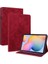 Samsung Galaxy Tab S6 Lite Için Çiçek Kelebek Baskılı Kart Yuvalı Darbeye Dayanıklı Pu Deri Tablet Kılıfı (Yurt Dışından) 1