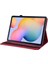 Samsung Galaxy Tab S6 Lite Için Çiçek Kelebek Baskılı Kart Yuvalı Darbeye Dayanıklı Pu Deri Tablet Kılıfı (Yurt Dışından) 4