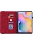Samsung Galaxy Tab S6 Lite Için Çiçek Kelebek Baskılı Kart Yuvalı Darbeye Dayanıklı Pu Deri Tablet Kılıfı (Yurt Dışından) 5