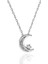 Ay Yıldız 925 Ayar Swarovski Kolye 1