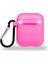 Caseworld Apple Airpods Renkli ve Askılı Silikon Kılıf - Pembe 2