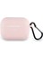 Caseworld Apple Airpods Pro Renkli ve Askılı Silikon Kılıf - Pudra 1