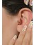 Sacce Scarves&Accessories Çok Renkli Halka Tragus Piercing Helix Kıkırdak Küpesi 5