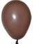 5 Inç Kahverengi Mini Balon 10 Adet 1