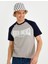 Erkek Standart Fit Reglan Kol Baskılı Tişört 1