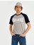 Erkek Standart Fit Reglan Kol Baskılı Tişört 2