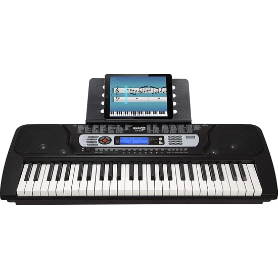 Rockjam 54 Tuşlu Portatif Org, (Interaktif LCD Ekran ve 30 Şarkılı Piyano Öğrenme Başlangıç Uygulaması DAHIL),RJ654