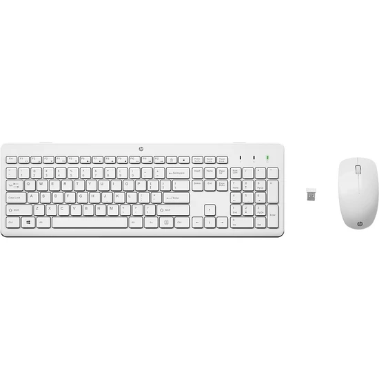 Hp 230 Kablosuz Beyaz Klavye- Mouse Ingilizce 3L1F0AA