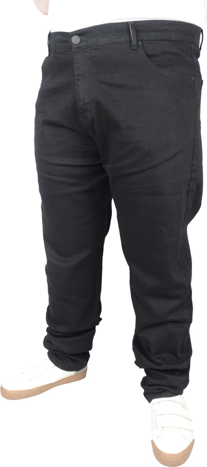ModeXL Büyük Beden Erkek Pantolon Kot Black 21920 Siyah görsel 3