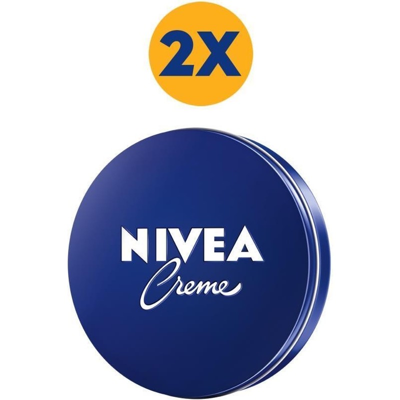 Nivea Creme Teneke Nemlendirici Krem 150 ml x2 Adet,Tüm Cilt Tipleri Için,Yoğun Nemlendirme,El ,Yüz ve Vücut