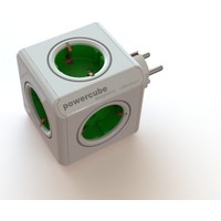 Power Cube 5'li Küp Akım Korumalı Priz Çoklayıcı - Yeşil (Yurt Dışından)